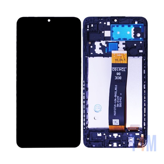 Touch+Display+Frame Samsung Galaxy A12/A127 Negro